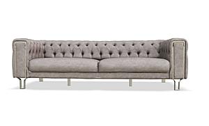 Montego 3 Seat Sleeper Sofa Light Gray by Bellona