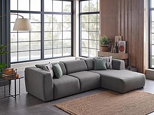 Picasso Oscar Gray 5 Pieces Sectional by Bellona