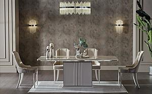 Gravita Ivory Dining Table by Bellona