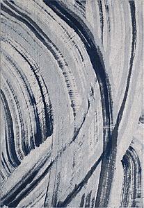 Illusions Ivory/Blue Elements Area Rug by KAS Rugs