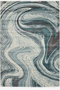 Illusions Teal Contempo Area Rug by KAS Rugs