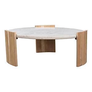 Dala Coffee Table White by Moe's Home Collection