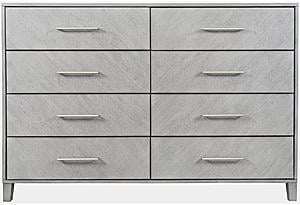 Eloquence Gray 7 Drawer Dresser by Jofran Furniture
