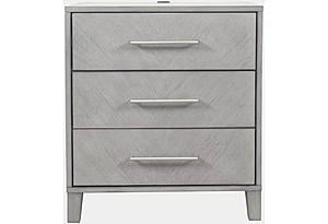 Eloquence Gray Nightstand by Jofran Furniture