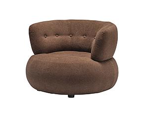 HF5512 Fabric Armchair in Dark Brown by J&M Furniture