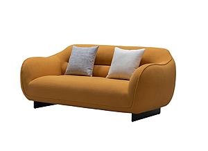 HF5009 Loveseat in Yellow by J&M Furniture