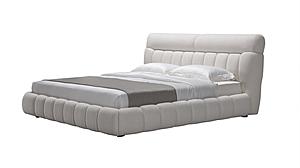 HF021 Modern Bed in White by J&M Furniture