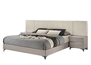 Grace Modern Bedroom Set in Beige by J&M Furniture