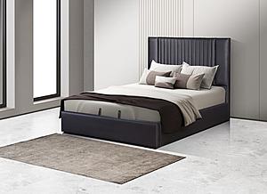 Nara Storage Bed in Dark Brown by J&M Furniture