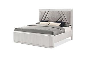 Onyx Modern Bedroom Set in Light Grey by J&M Furniture