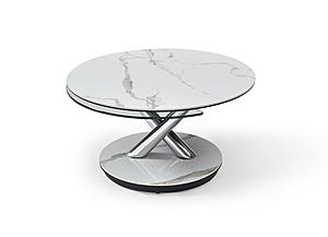 Moon Glass Top Coffee Table by J&M Furniture