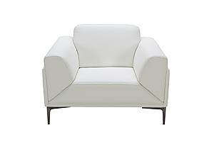 Davos Ottoman in White by J&M Furniture