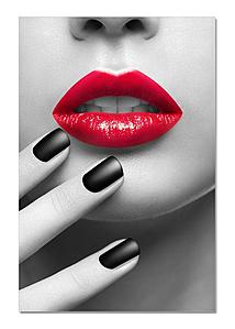 Acrylic Art Red & Black by J&M Furniture