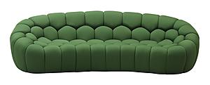 Fantasy Sofa in Green by J&M Furniture