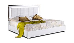 Alice White Queen Bed w/Storage by J&M Furniture
