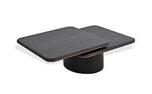 LP 475A Coffee Table in Black Oak by J&M Furniture