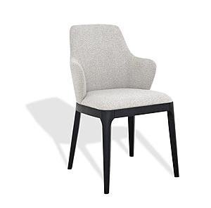 LP HN91 Dining Chair w/Black Oak Wood Legs (Set of 2) by J&M Furniture