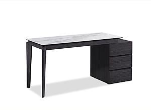 Slate Gray-Ash Desk by J&M Furniture