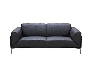 Knight Black Leather Chair by J&M Furniture