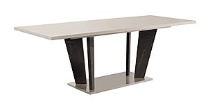 Sonia Modern Pearl Dining Table w/Extension by J&M Furniture