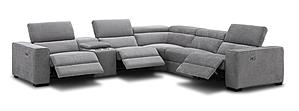 Picasso 6 Pcs Motion Sectional Light Gray by J&M Furniture