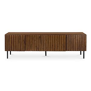 Lincoln Media Cabinet Brown by Moe's Home Collection