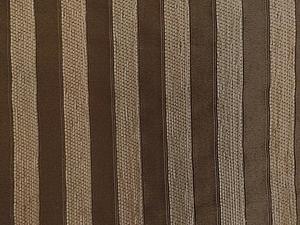 Sample Swatch for Premium Heavy Texture Khaki & Beige Stripe Fabric by Prestige