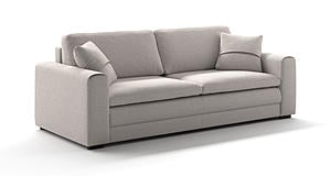 Cove King Size Sofa Sleeper - Oasis 01 - 124/4 Walnut by Luonto Furniture