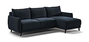 Dolphin Sectional Sofa Sleeper (Full XL Size) Glamour 13 by Luonto Furniture