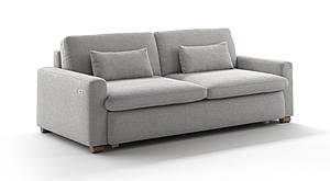 Kai Full Sofa Power Sleeper - Oasis 15 - Walnut Leg by Luonto Furniture