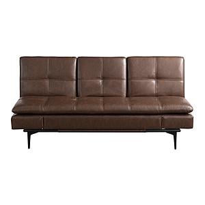 Serta&reg; Lawson Convertible Futon with Power and USB Port in Brown by Lifestyle