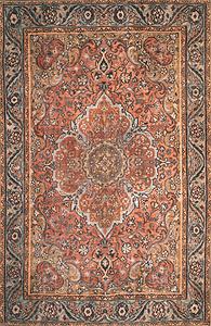 London Rust Valencia Area Rug by KAS Rugs