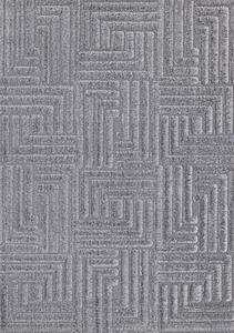 Luxe Blue Maze Design Rug by Kalora