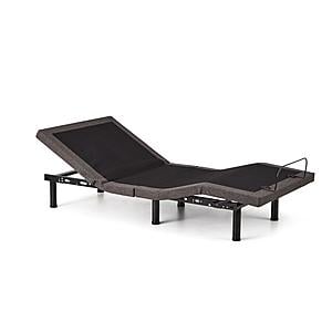 M455 Adjustable Bed Base - Charcoal by Malouf