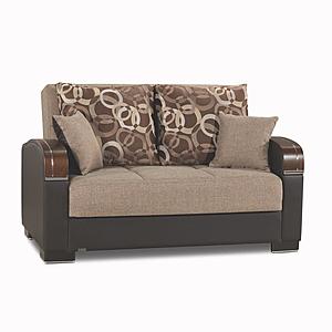 Mobimax Brown Loveseat by Casamode