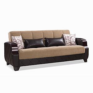 Molina Lyon Brown Sofa Bed by Casamode