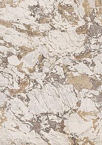 Mae White Grey Beige Marble Design Rug by Kalora