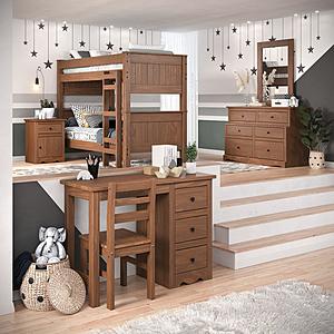 xStyle Stackable Post Bunk Bed by Pine Crafter Furniture