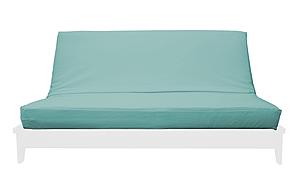 Ibiza Caribbean Suede Texture Futon Cover by Prestige