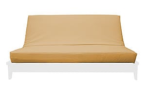 Ibiza Cashmere Suede Texture Futon Cover by Prestige