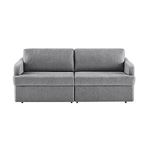 Serta&reg; Montgomery Full Convertible Sofa in Gray by Lifestyle