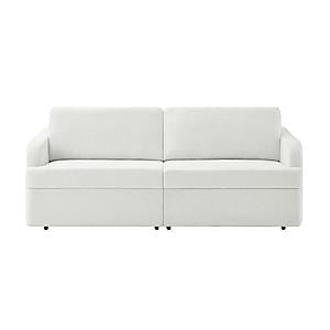 Serta&reg; Montgomery Full Convertible Sofa in Ivory by Lifestyle