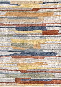 Muse Multi Modern Paint Drip Design Rug by Kalora