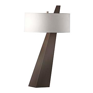 Obelisk Table Lamp - Chestnut Wood by Nova of California