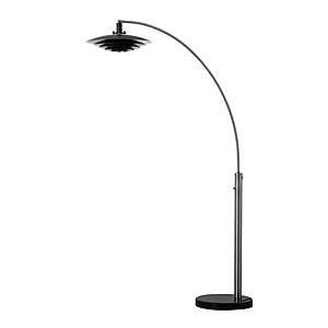 Rancho Mirage 83" 1 Light Arc Floor Lamp - Antique Nickel Finish by Nova of California