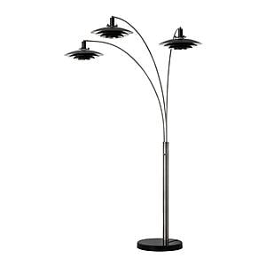Rancho Mirage 84" 3 Light Arc Floor Lamp - Antique Nickel Finish by Nova of California