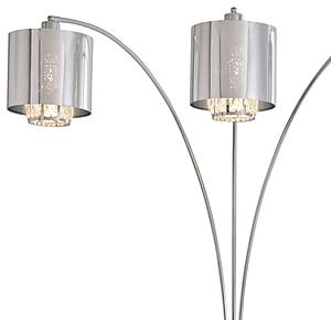 Marilyn 90" 3 Light Arc Floor Lamp - Polished Chrome by Nova of California