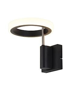 Aerial 9" Hardwired LED Wall Sconce - Antique Nickel by Nova of California