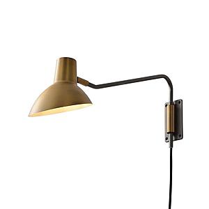 Swing Wall Light - Brushed Brass by Nova of California