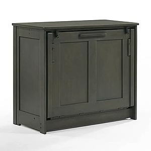 Orion Stonewash Twin Murphy Cabinet Bed by Night & Day Furniture